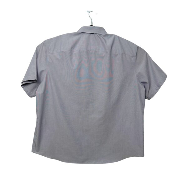 UNTUCKit Recolte Casual Button Up Shirt Regular Fit Grey Men's 3XL - Picture 2 of 4